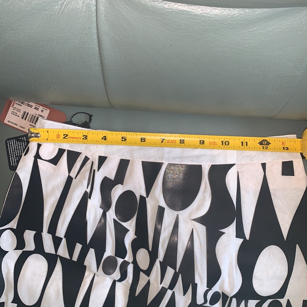 Missoni cotton skirt with leather appliqués - Picture 7 of 14